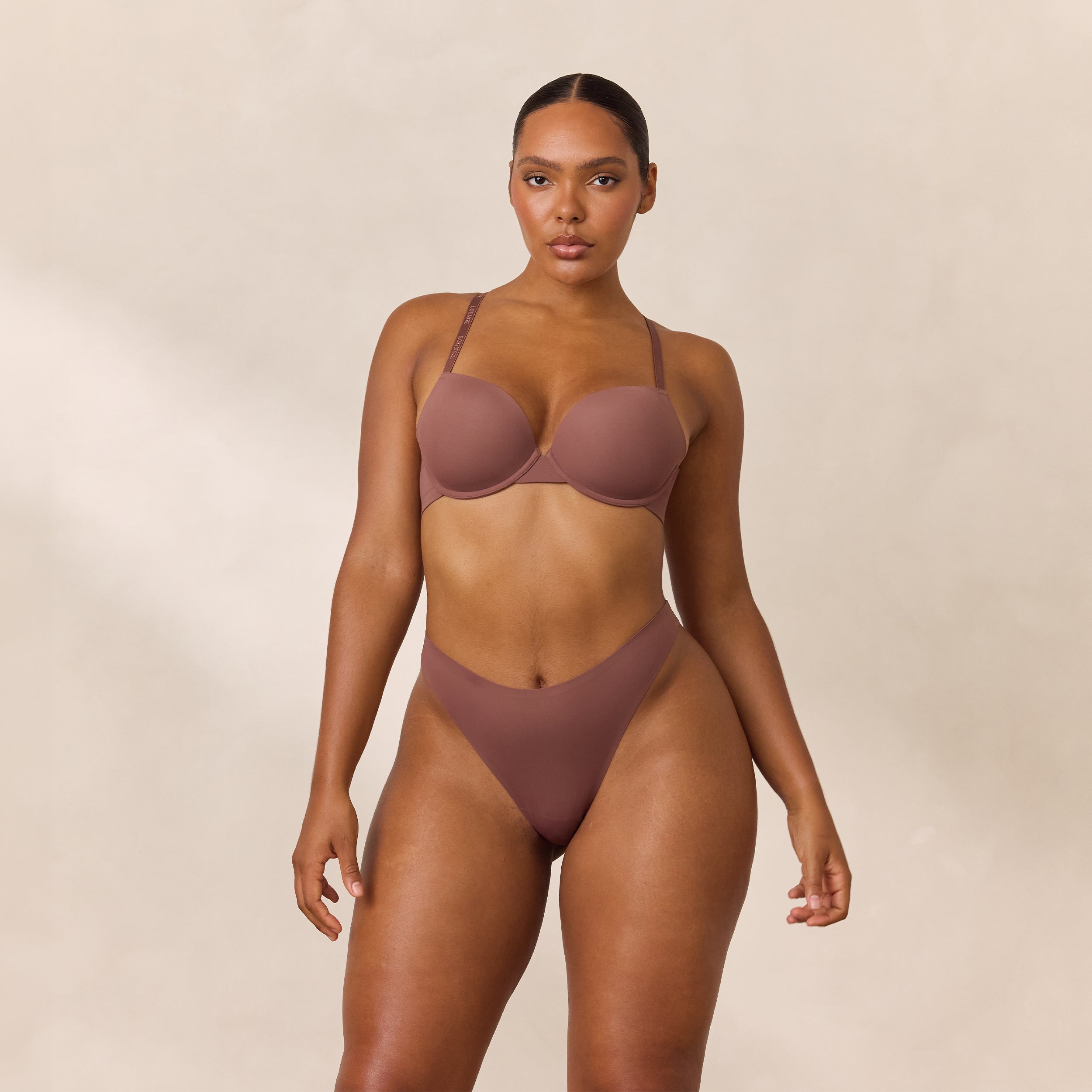 Invisible Form T-Shirt Bra - Nutmeg