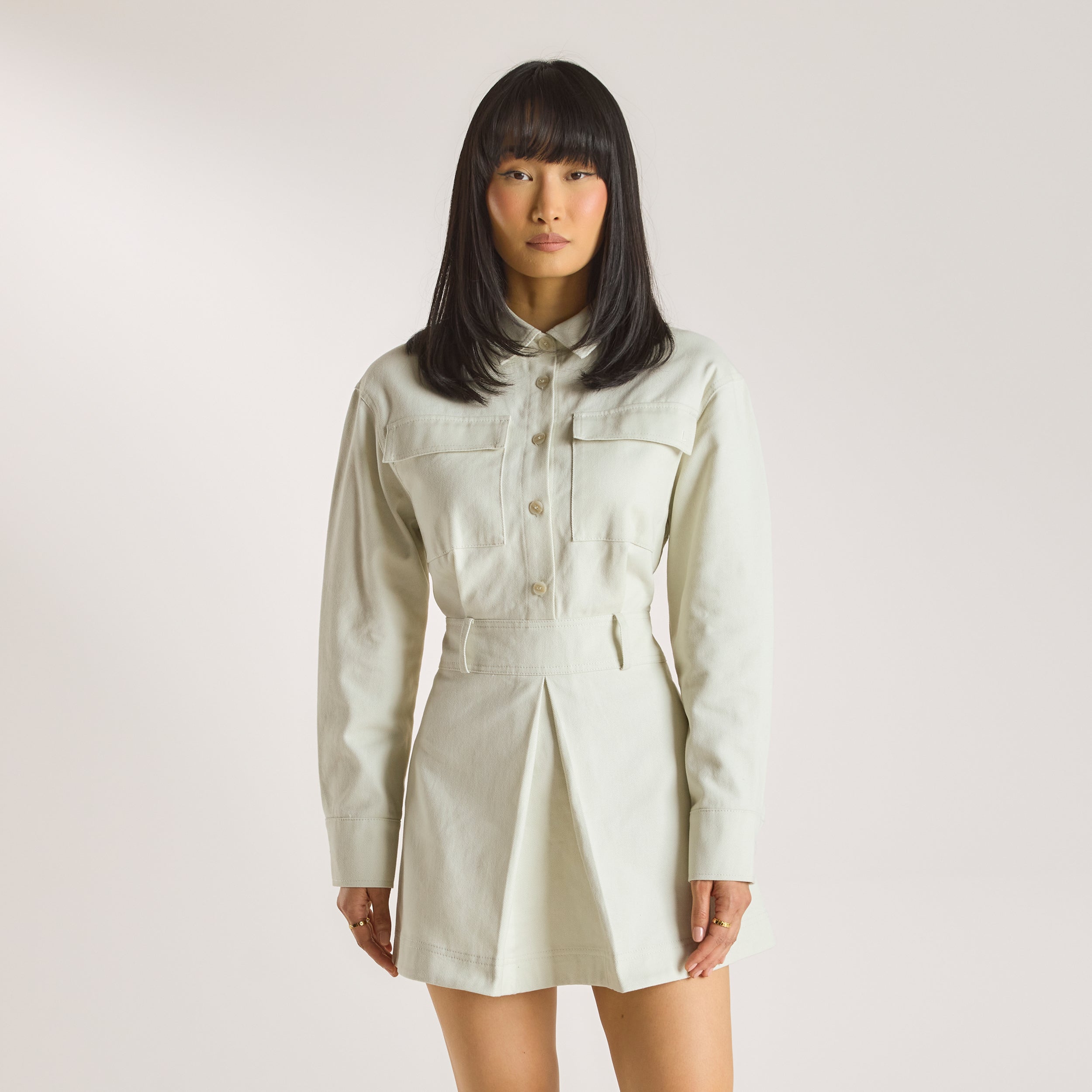 Utility Dress - Stone