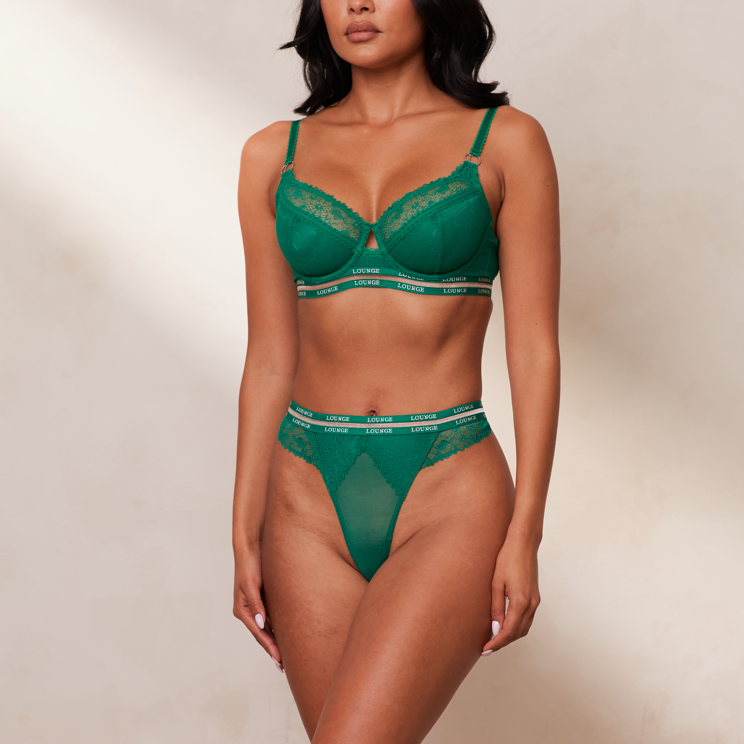 Vogue Balcony Bra  - Emerald